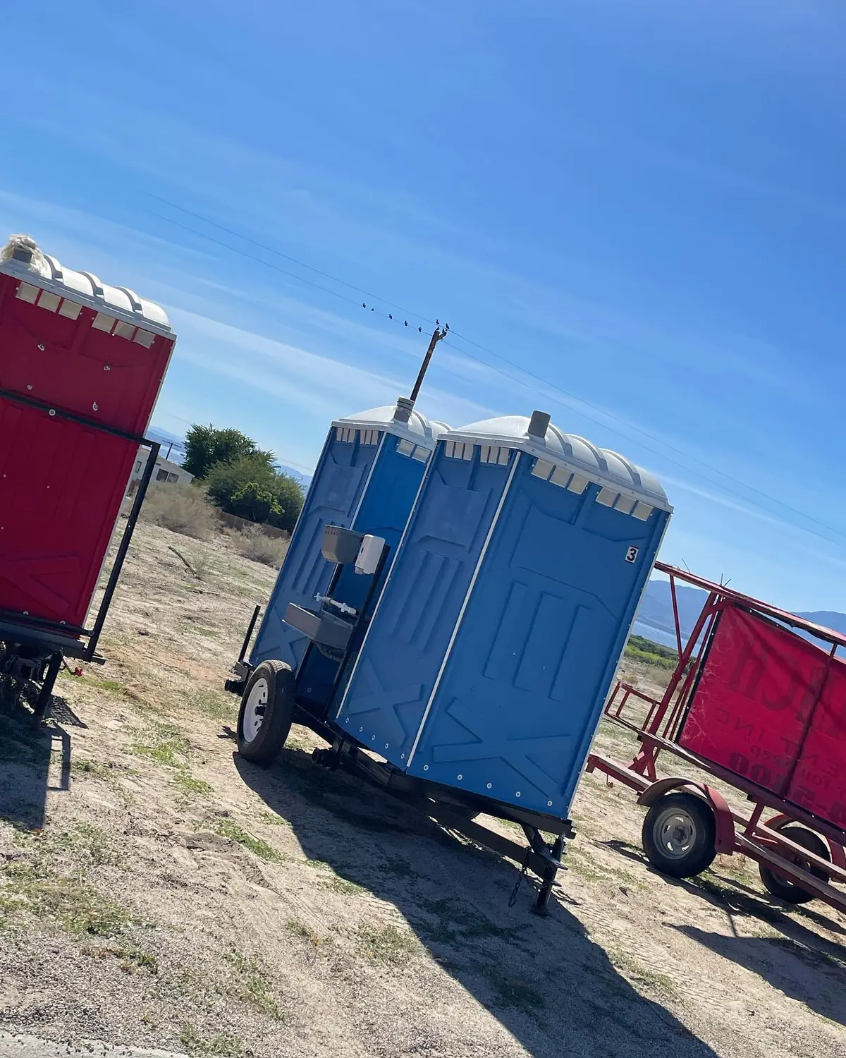 Farms &amp; field crews porta potty rentals