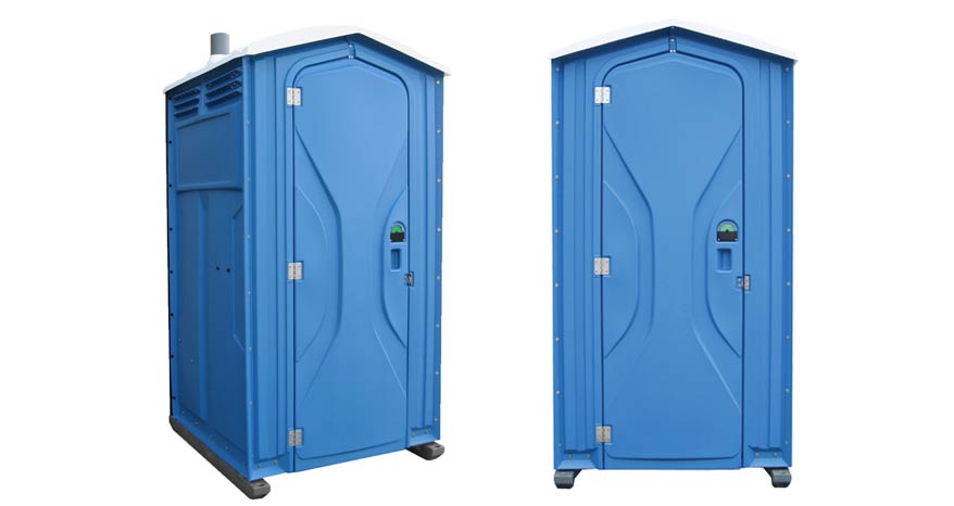 Long-term porta potty units on site in Indio, California